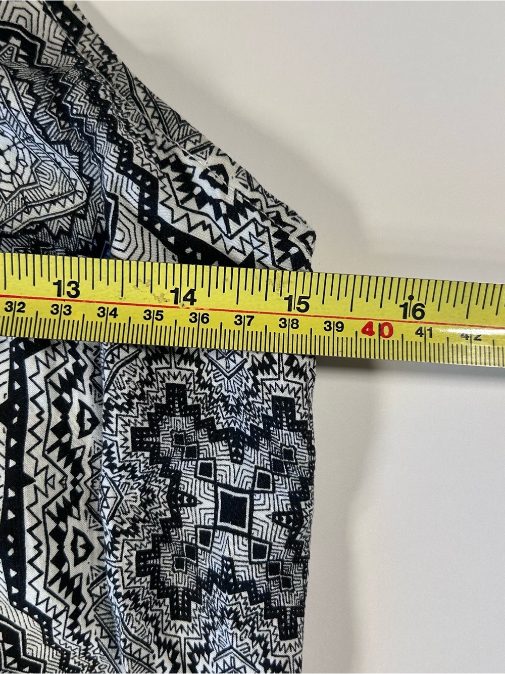 Garage Black White Geometric Print Romper Women’s XS Boho Festival - Picture 7 of 12
